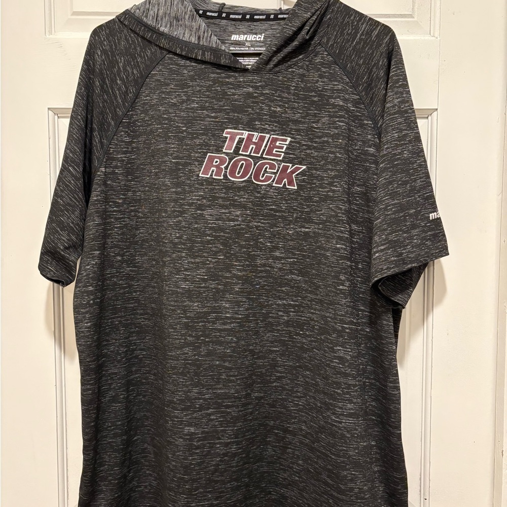 Men's Gray Hooded Shirt